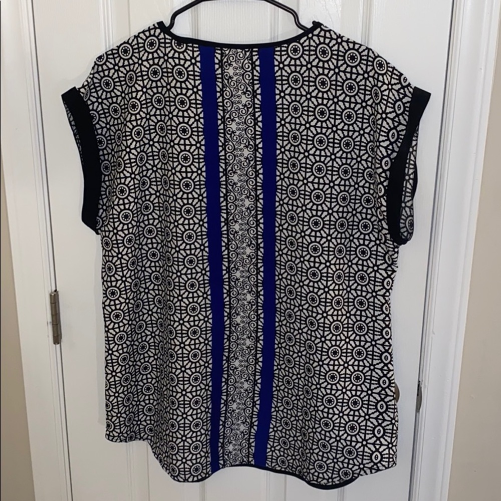 Patterned work blouse - Picture 2 of 2